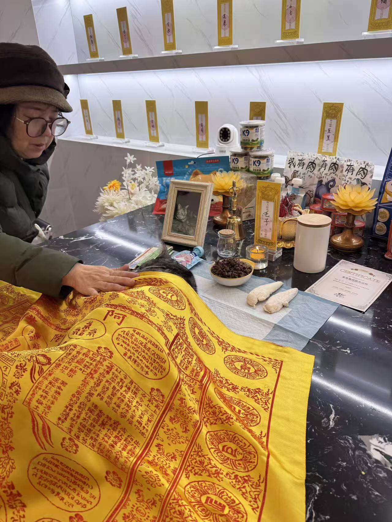 猫咪骨灰纪念品