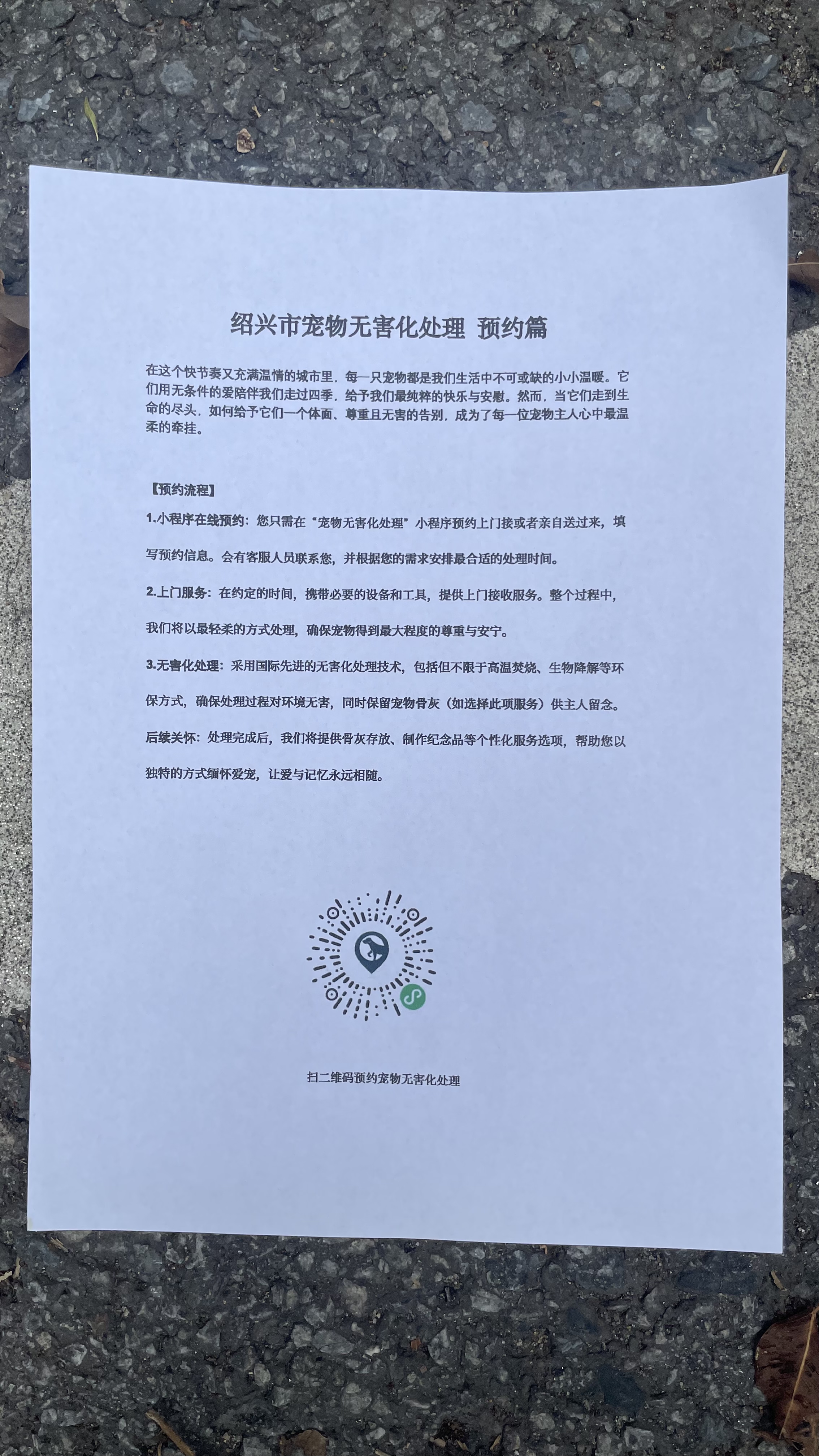 北京宠物遗体规范处理